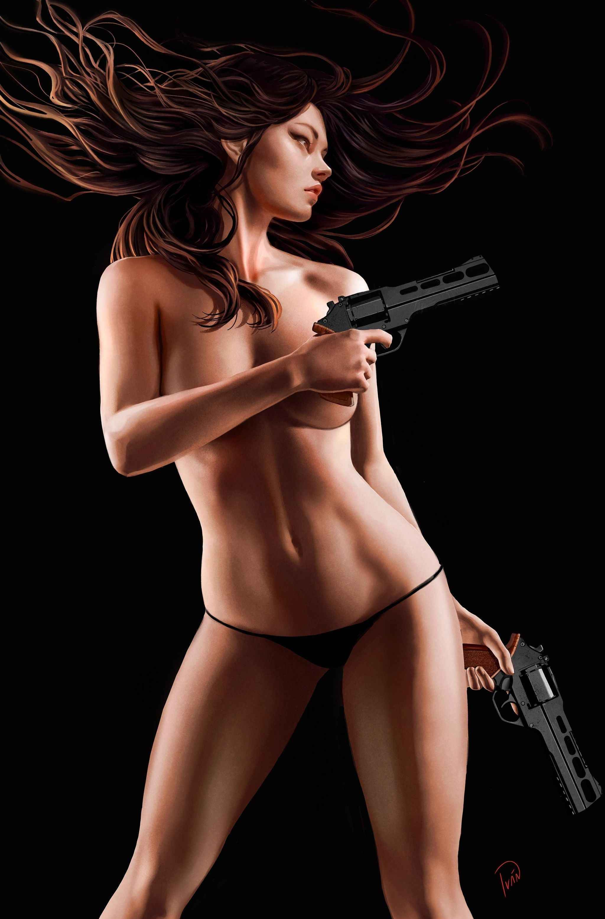 GUN HONEY: COLLISION COURSE #1 (IVAN TALAVERA VIRGIN VARIANT A)(2024) COMIC BOOK Main image