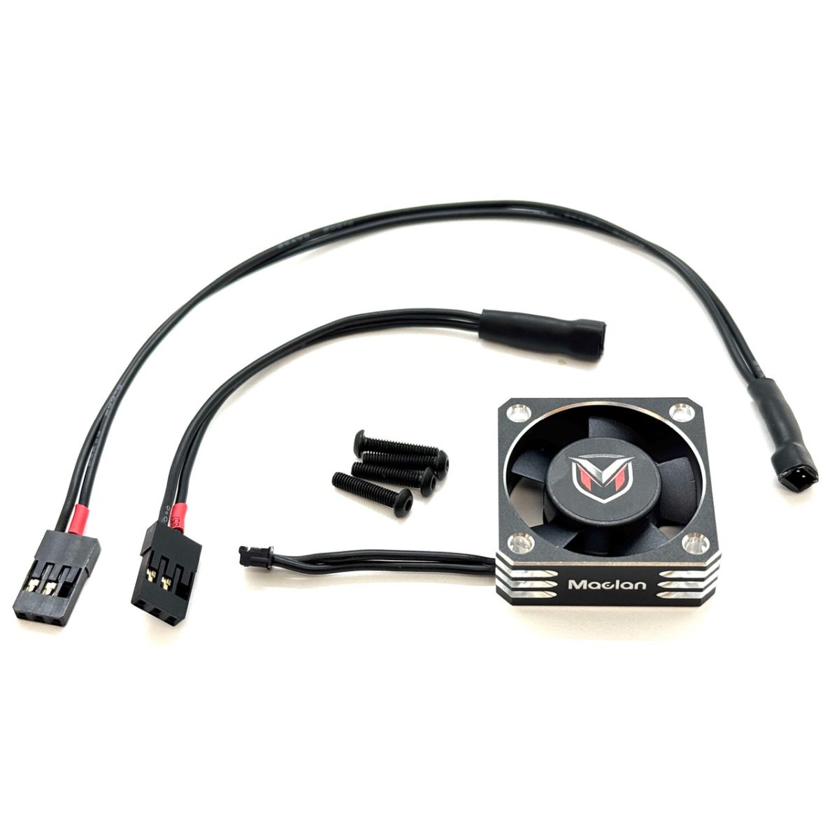 Hurricane V2 Aluminum Fan, 30mm, Black/Silver