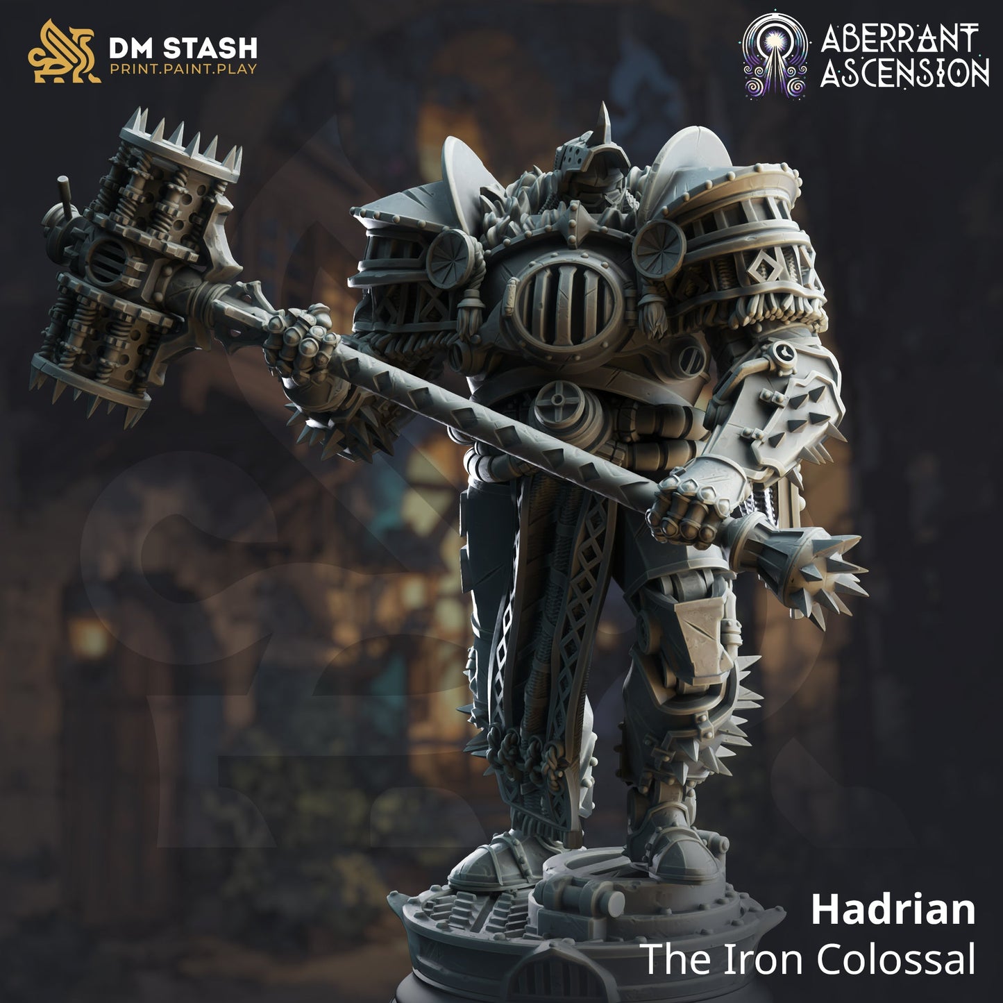 Hadrian, the Iron Colossal (Male Warforged Barbarian)