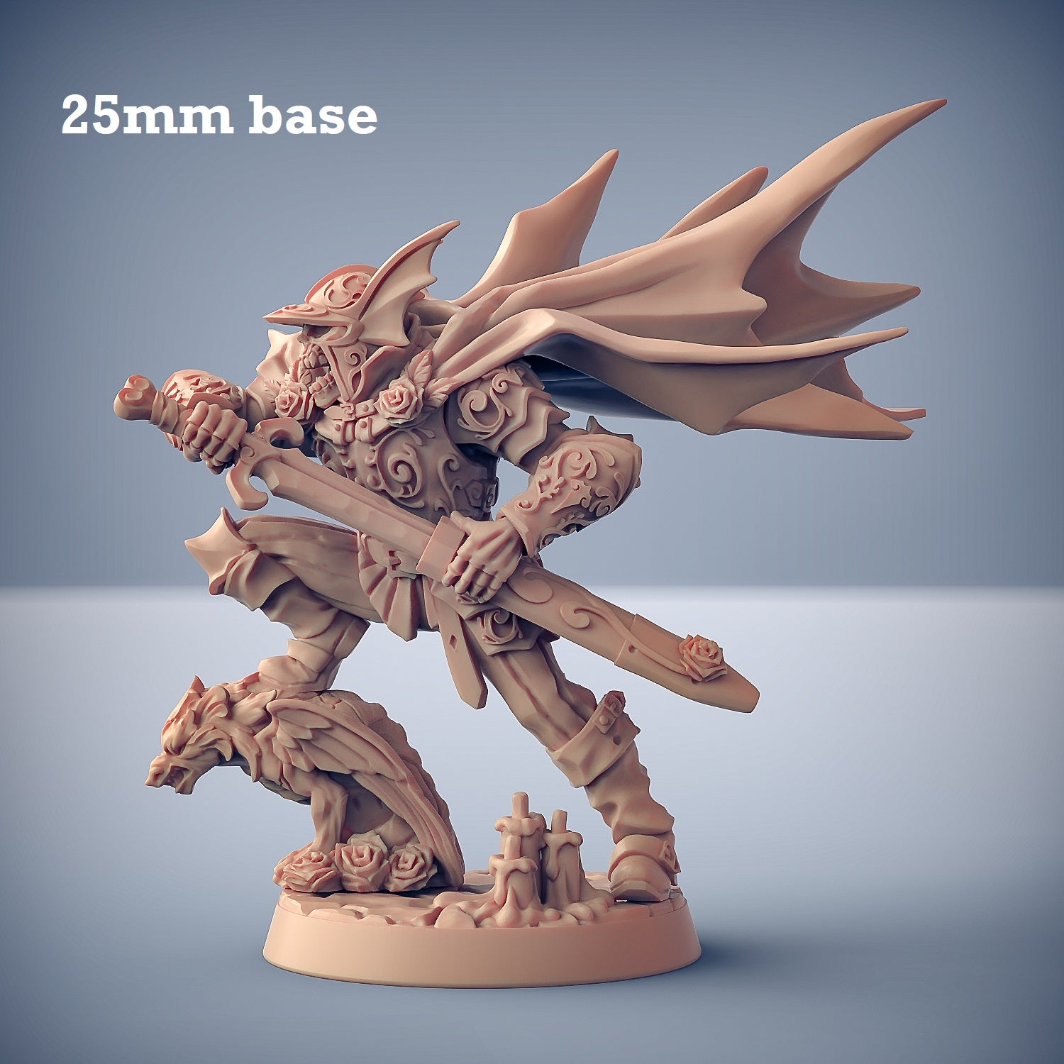 Harguul, Blade of the Roses (Male Skeleton Paladin) -