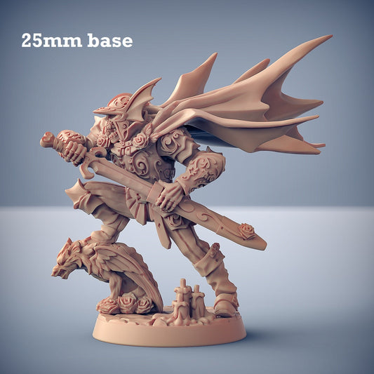 Harguul, Blade of the Roses (Male Skeleton Paladin)