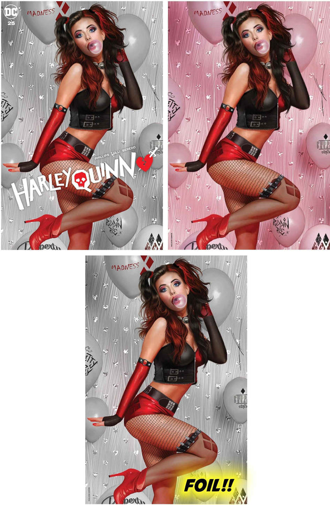 HARLEY QUINN #25 (CARLA COHEN EXCLUSIVE TRADE/VIRGIN/FOIL VARIANT SET) Hover Image