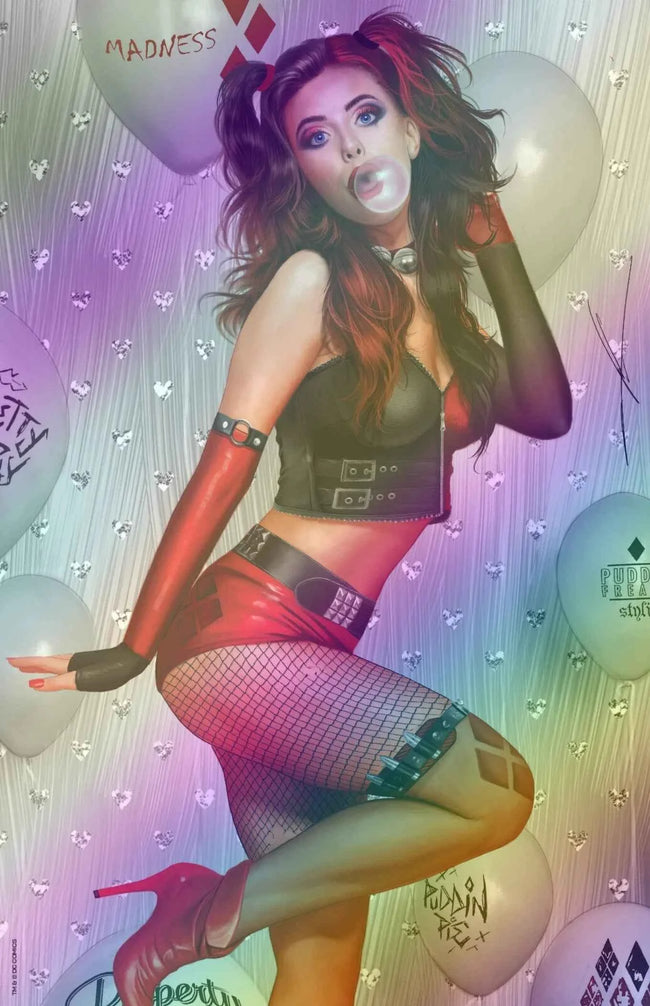 HARLEY QUINN #25 (CARLA COHEN EXCLUSIVE FOIL VIRGIN VARIANT)(2022) COMIC BOOK Hover Image