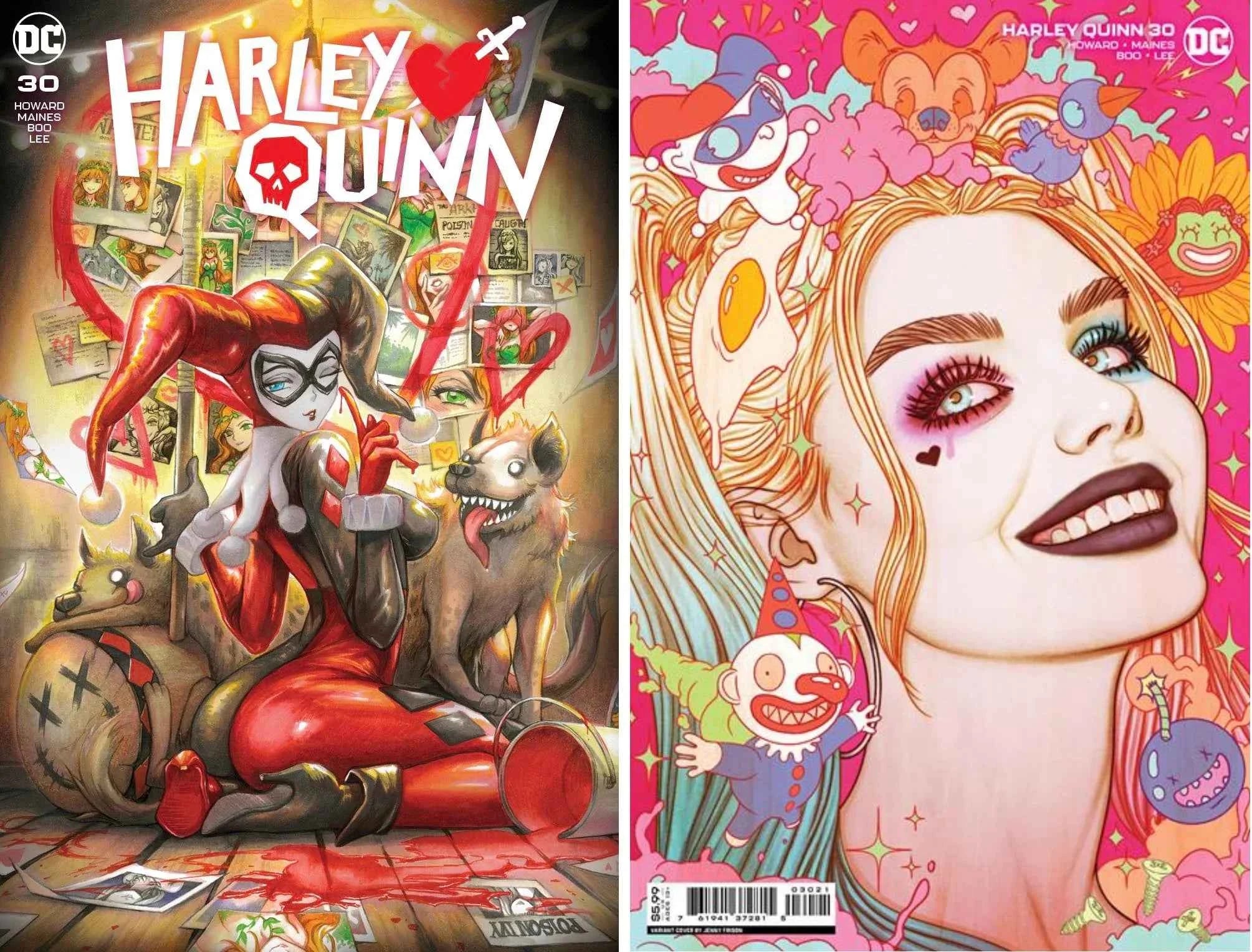 HARLEY QUINN #30 (RACHTA LIN EXCLUSIVE & JENNY FRISON VARIANT SET) ~ DC Comics Main image