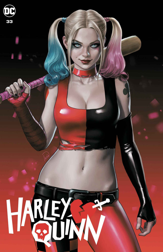 HARLEY QUINN #33 (IVAN TALAVERA EXCLUSIVE TRADE/MINIMAL VARIANT SET)(2023) ~ DC Comics Main Image
