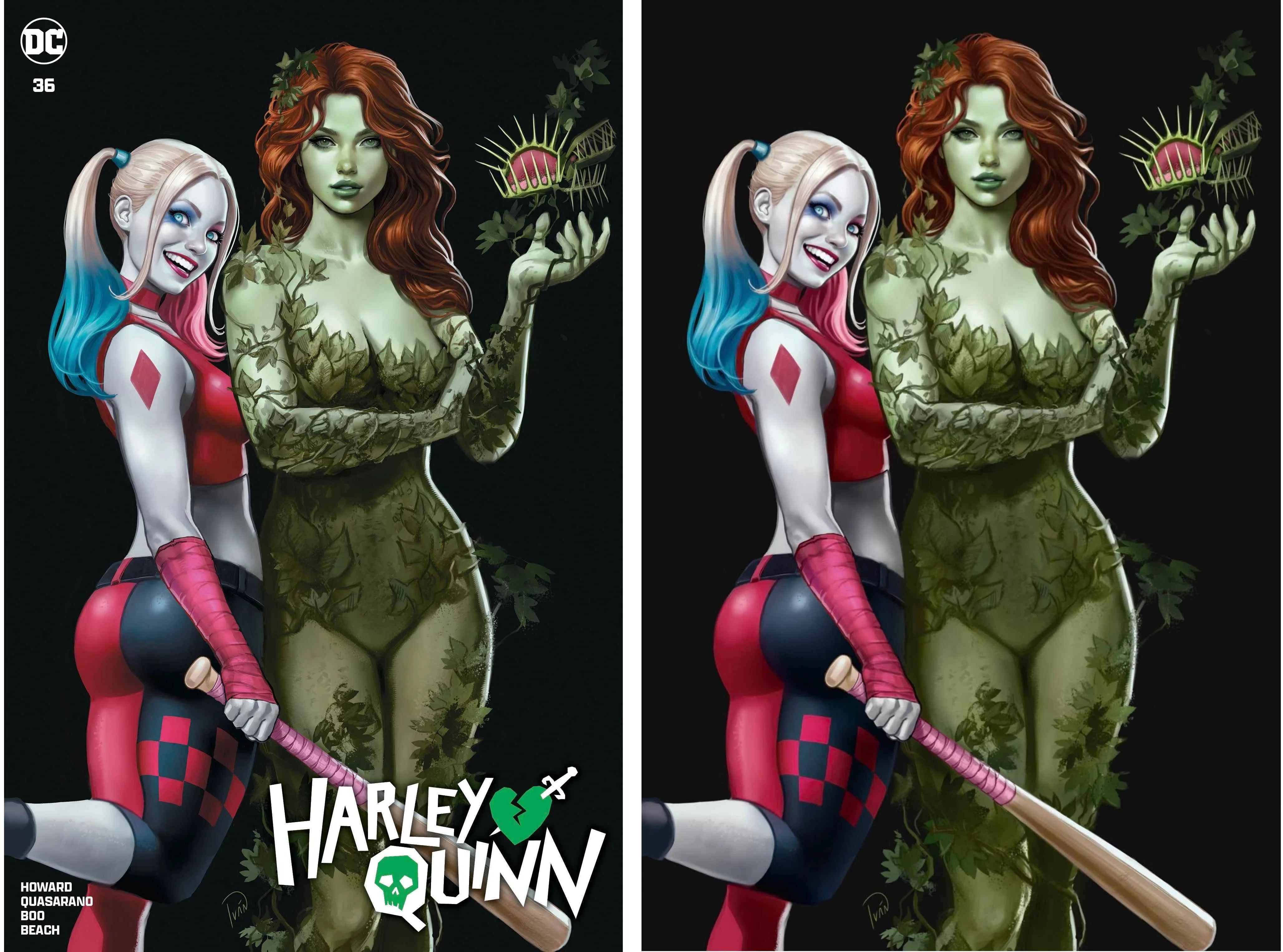 HARLEY QUINN #36 (IVAN TALAVERA EXCLUSIVE TRADE/VIRGIN VARIANT SET)(2024) Main image