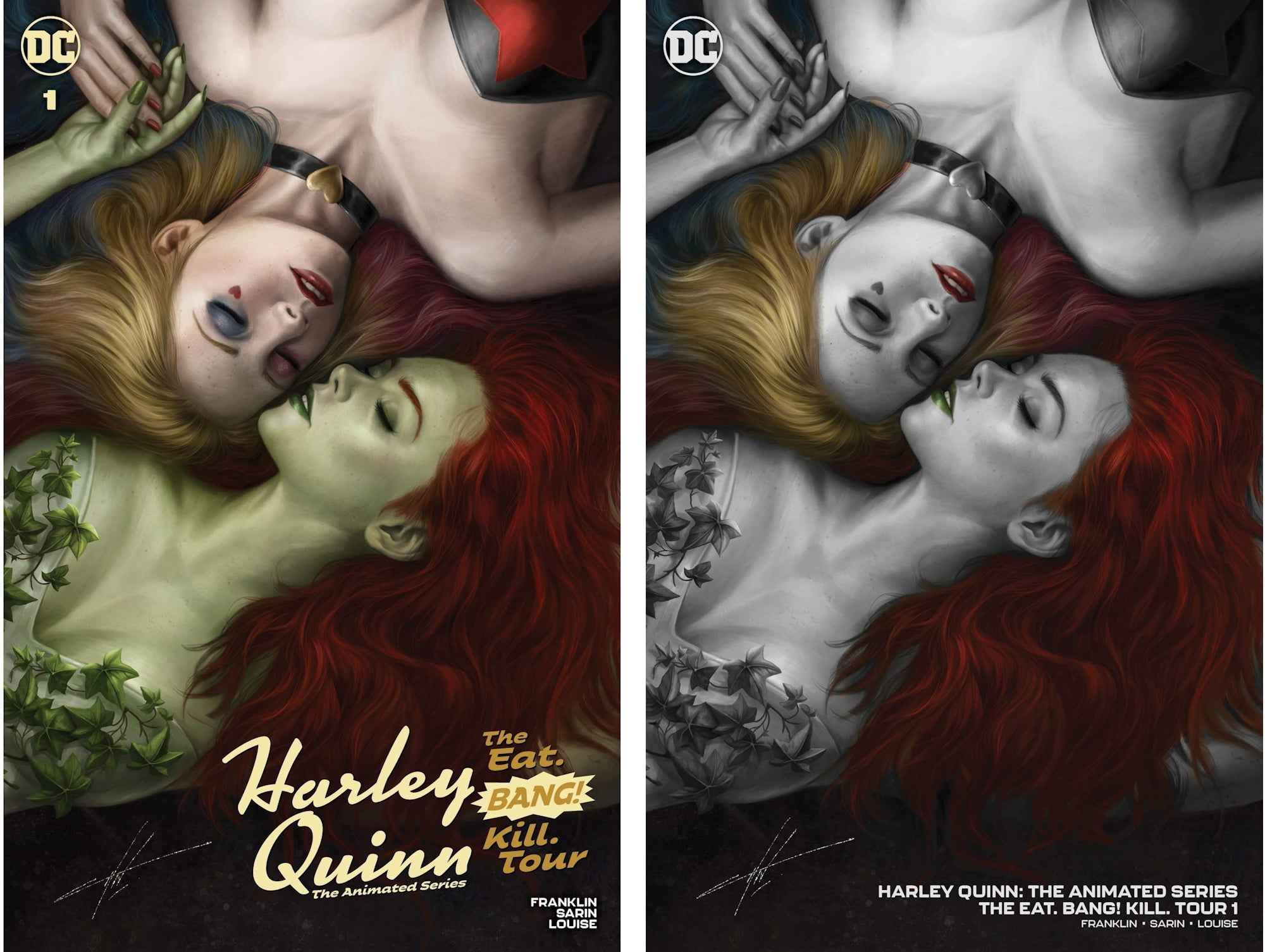 HARLEY QUINN: EAT. BANG! KILL. TOUR #1 (CARLA COHEN EXCLUSIVE MINIMAL/TRADE VARIANT SET) Main image