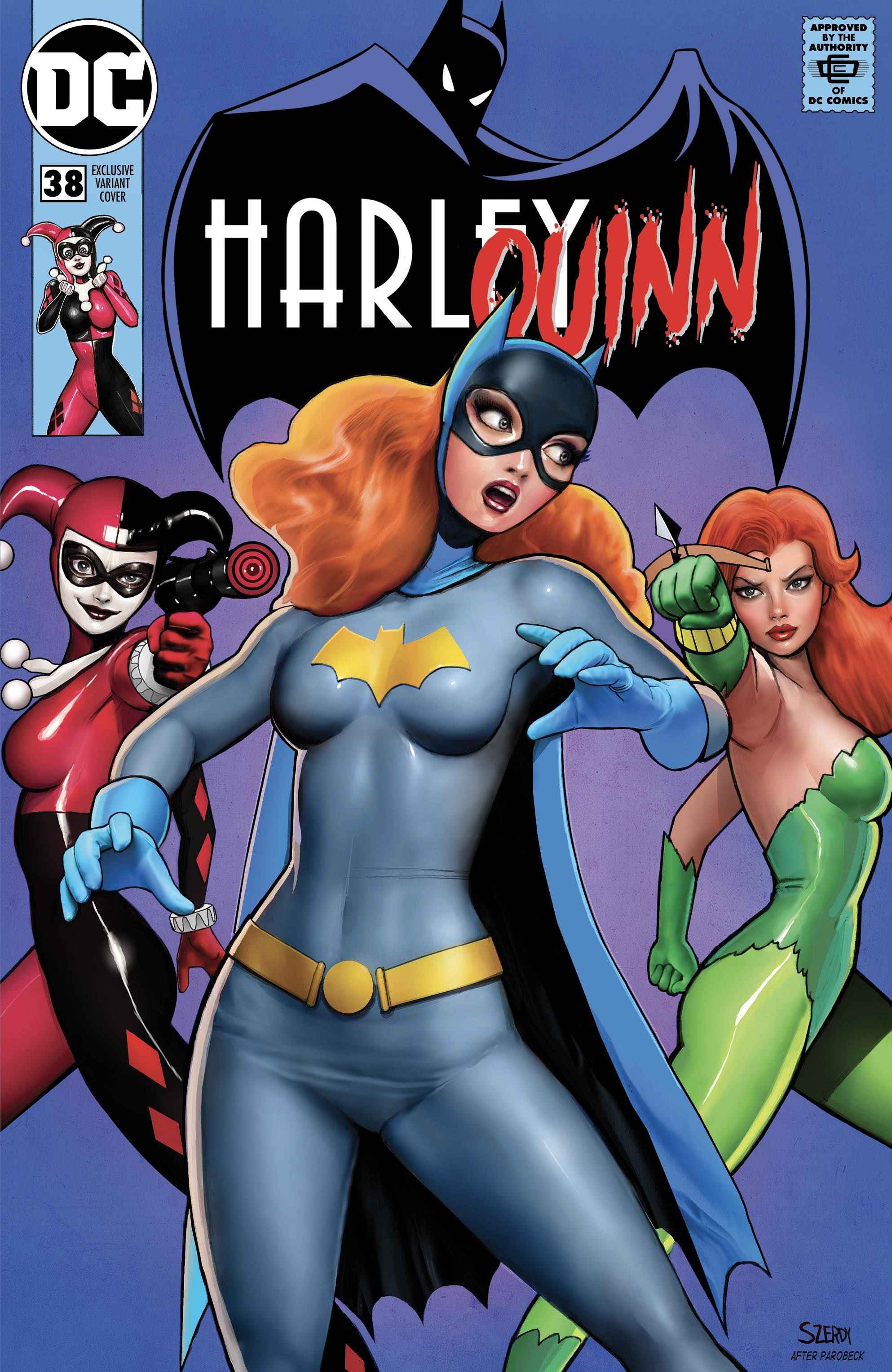HARLEY QUINN #38 (NATHAN SZERDY EXCLUSIVE HOMAGE VARIANT)(2024) COMIC BOOK ~ DC Comics Main image