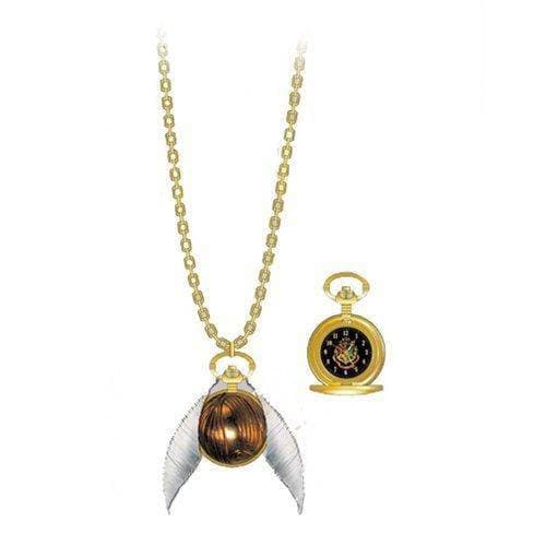 Harry Potter Golden Snitch Pocket Watch Necklace Hover Image