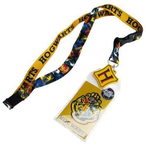 Harry Potter Hogwarts House Crests Lanyard Main image