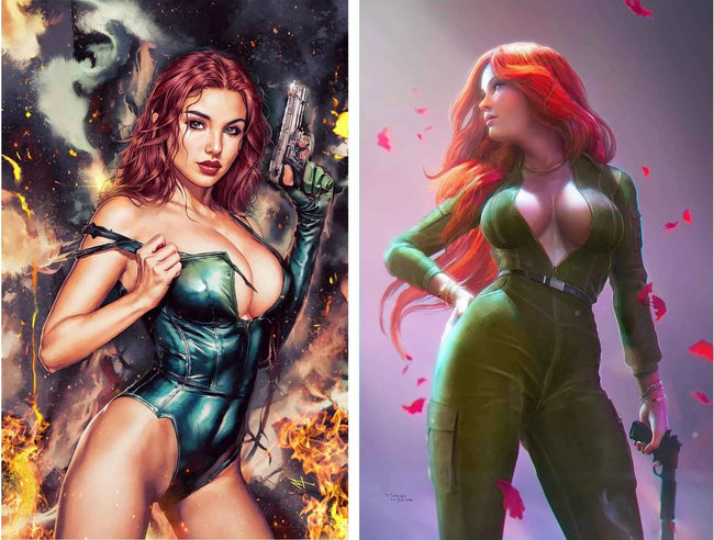 HEAT SEEKER: A GUN HONEY SERIES #1 (MARCO TURINI & TIAGO DA SILVA VIRGIN VARIANT SET) Hover Image