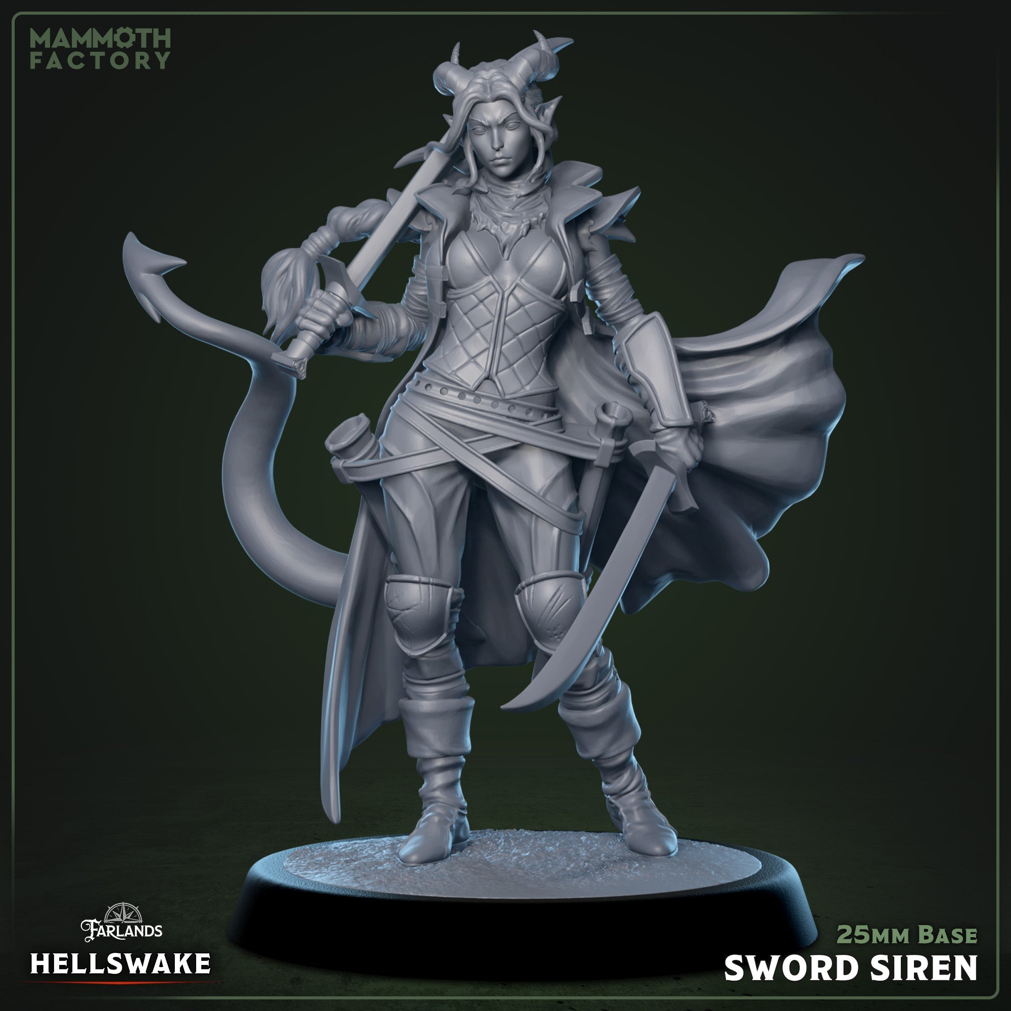 Hellswake Sword Siren (Female Tiefling Fighter) Main image