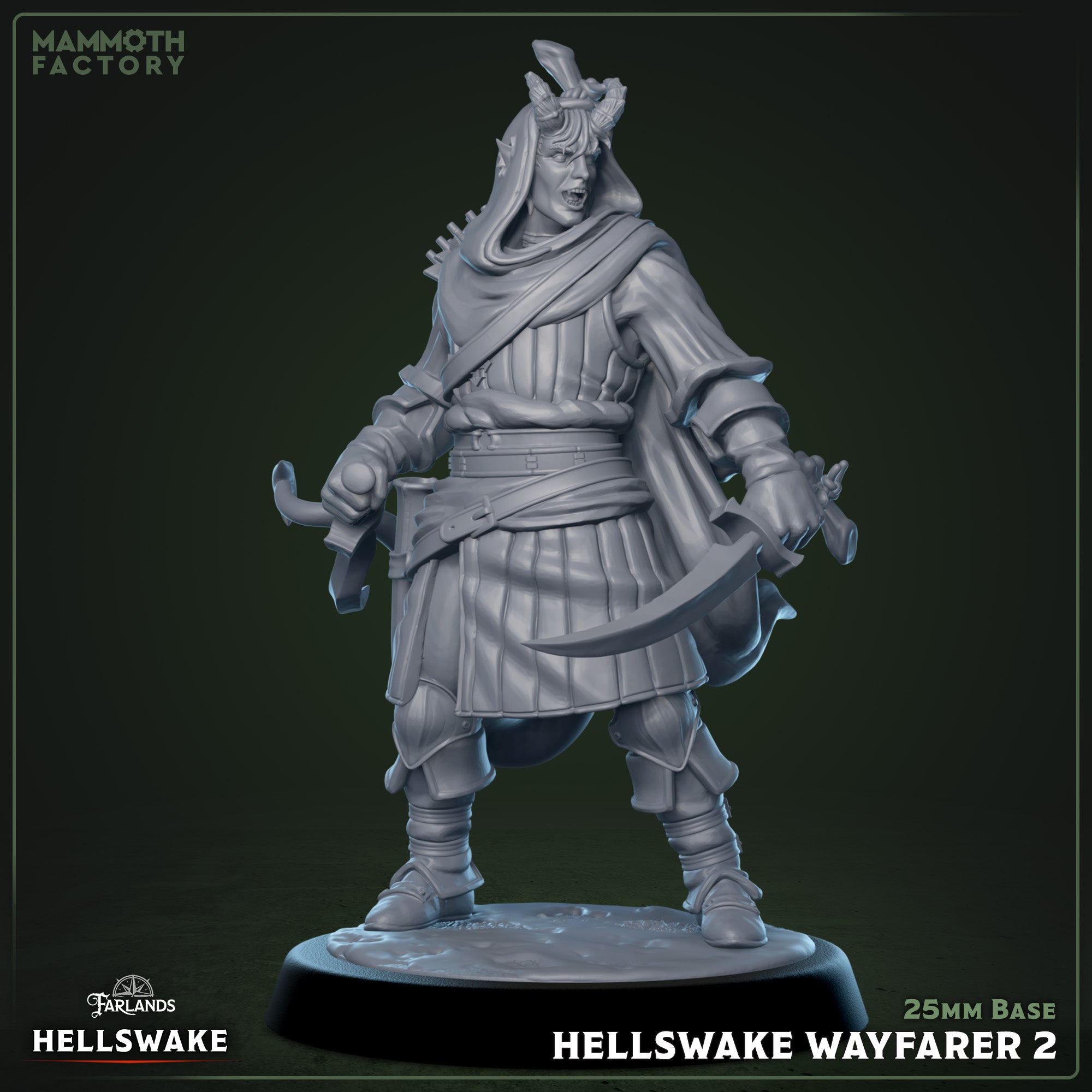 Hellswake Wayfarer: Sculpt 2 (Male Tiefling Rogue) Main image