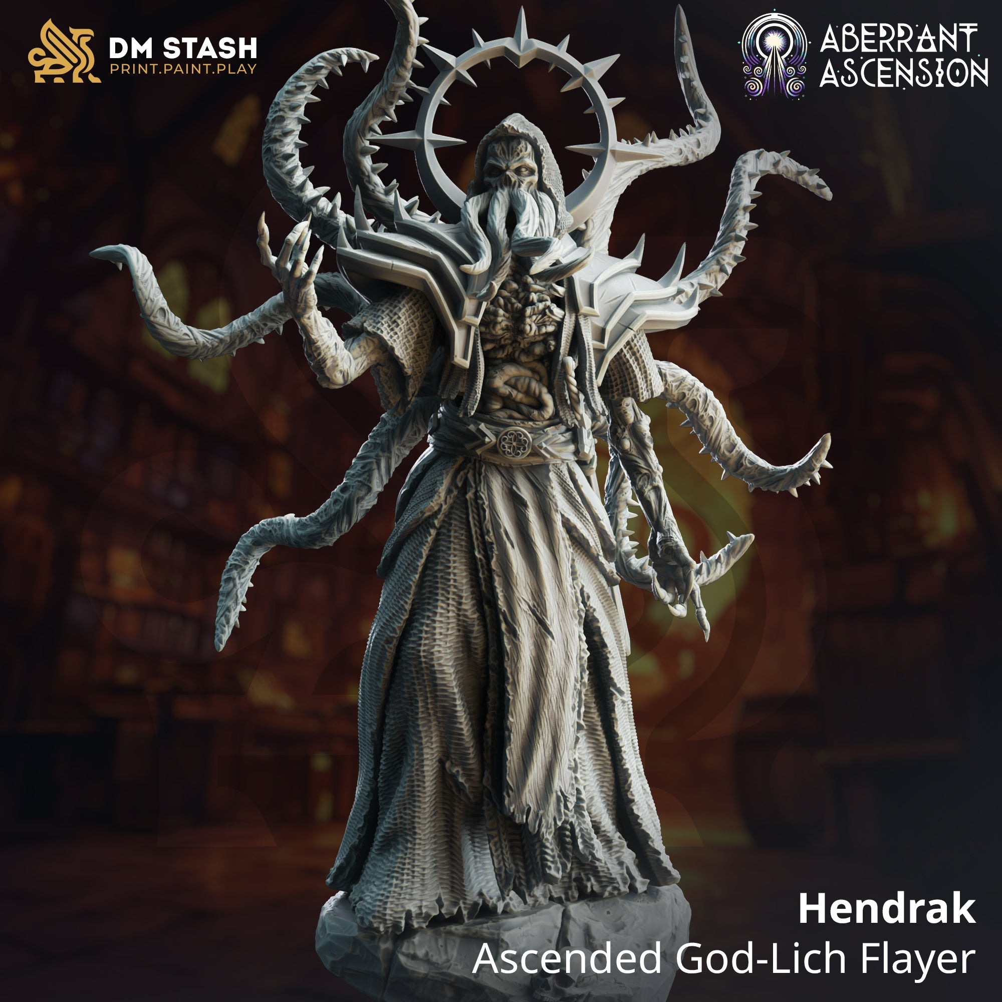 Hendrak, Ascended God-Lich Flayer (Mindflayer God) Main image