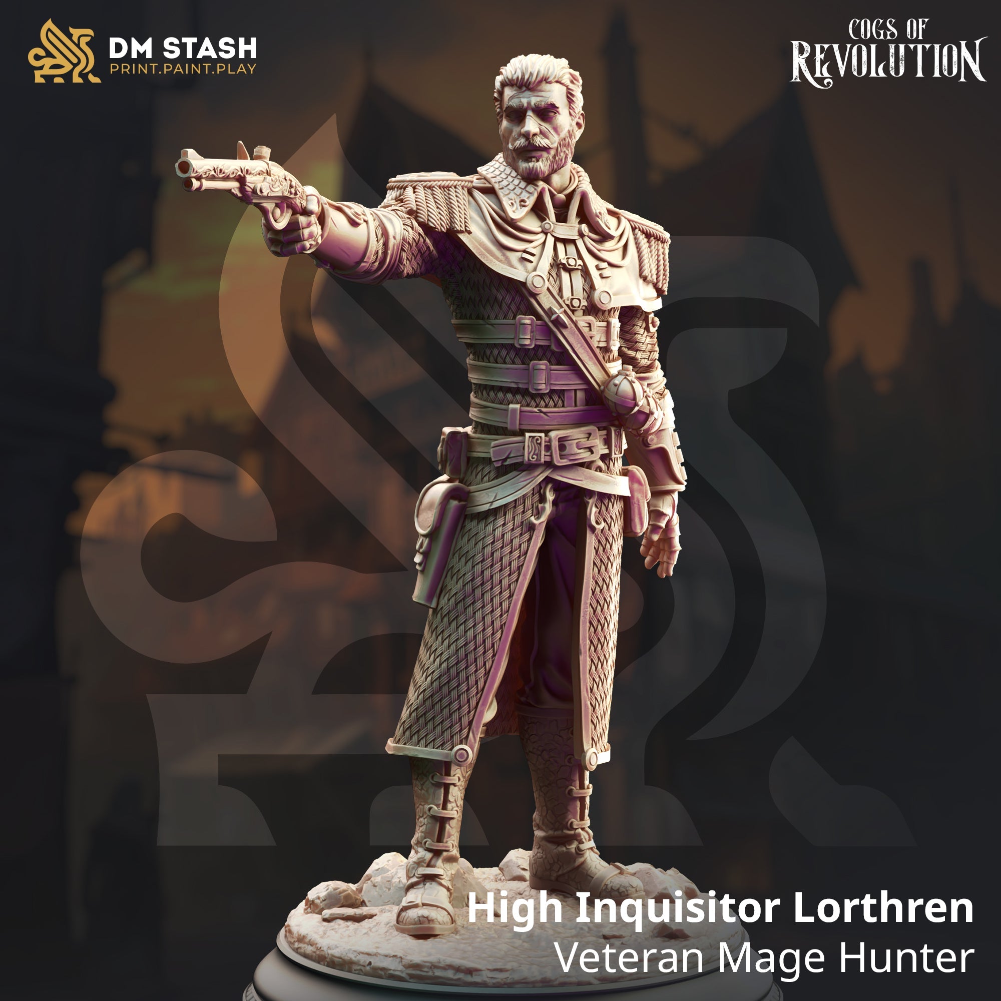 High Inquisitor Lorthren, Veteran Mage Hunter (Male Human Ranger / Gunslinger) Main image