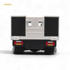 MicroTurbo HINO 300 Flat Bed Transport Truck in Pandem Rocket Bunny White 1:64 - Collectors World Toys