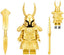 Gold Dark Soul Knight Custom Minifig