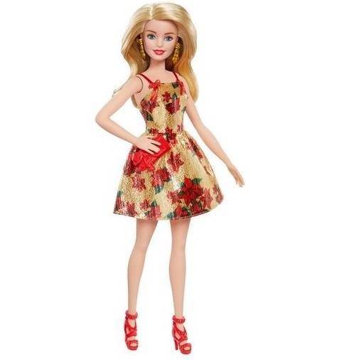 Holiday look Barbie Blonde Doll - FTF78 Main image