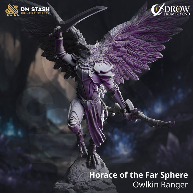 Horace of the Far Sphere, Owlkin Ranger (Male Aarakocra Ranger) - Collectors World Toys Hover Image