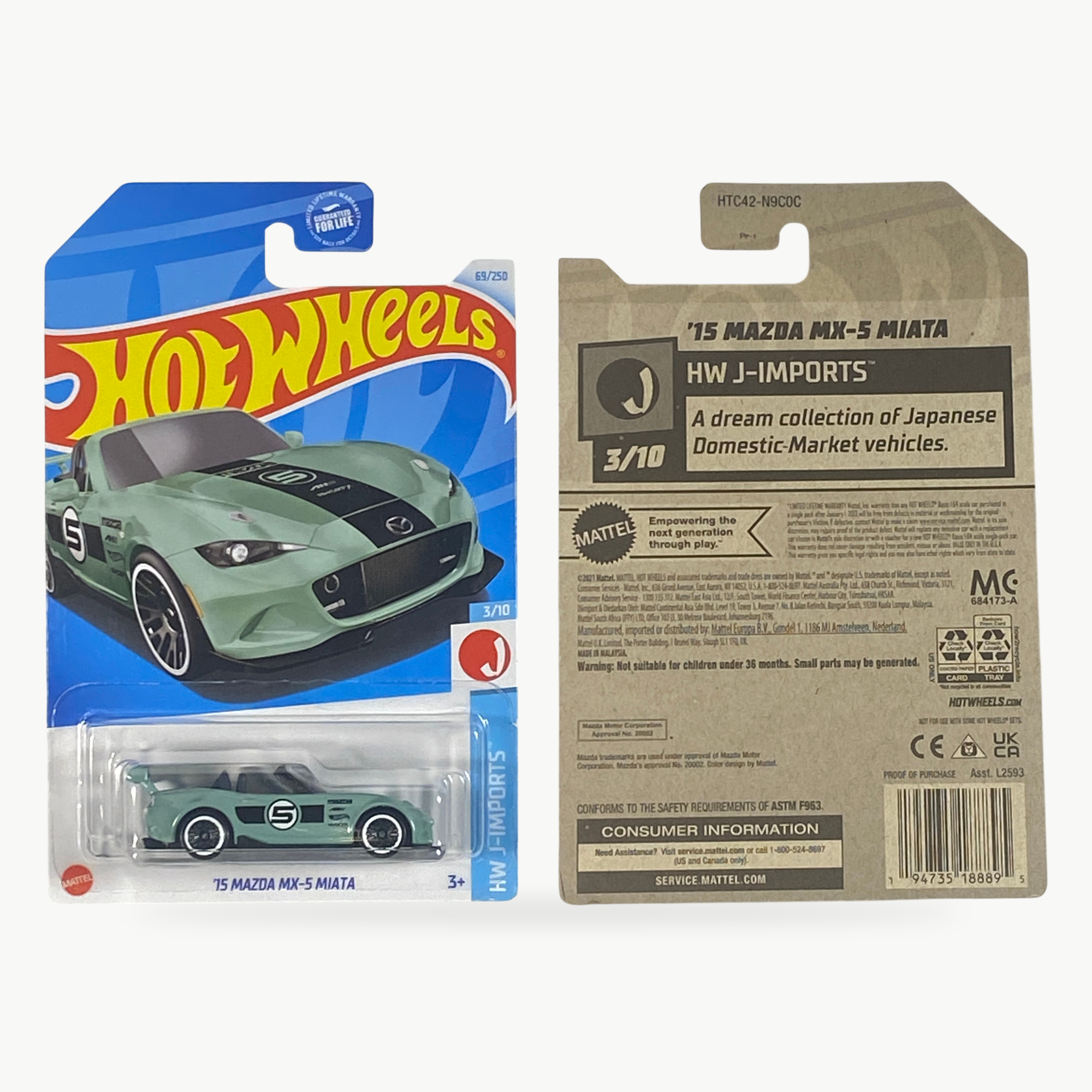 Hot Wheels '15 Mazda MX-5 Miata | J-Imports Series 3/10