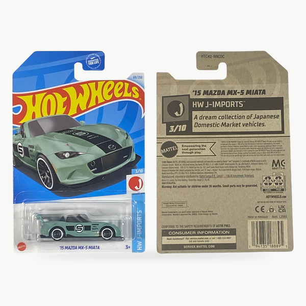 Hot Wheels '15 Mazda MX-5 Miata | J-Imports Series 3/10