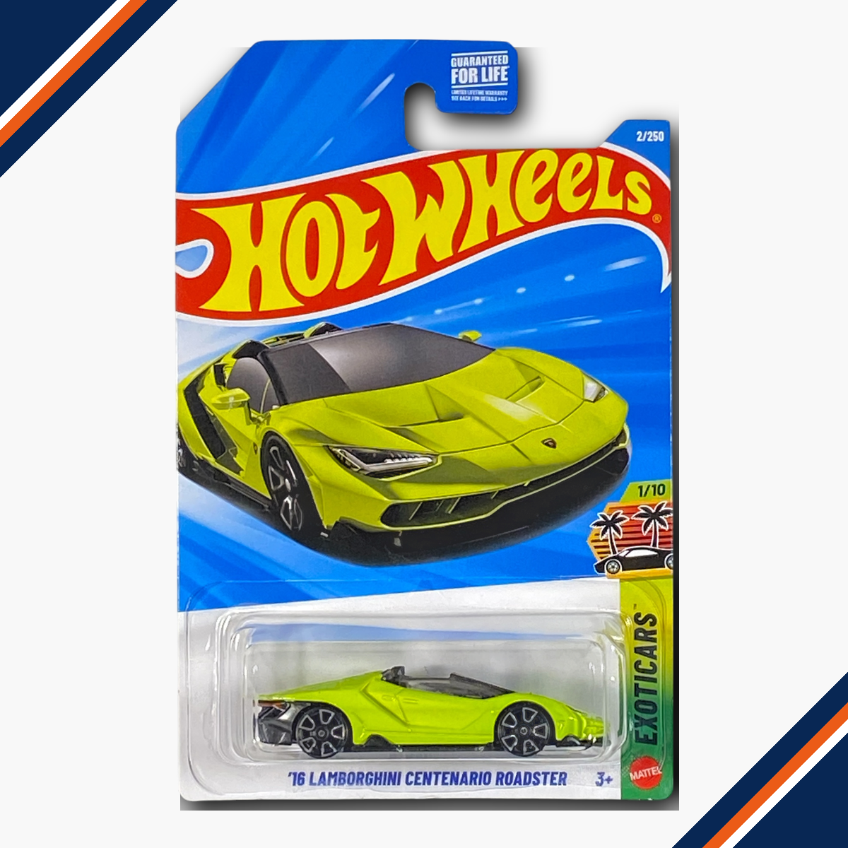 Hot Wheels '16 Lamborghini Centenario Roadster | Exoticars Series 1/10 Main image