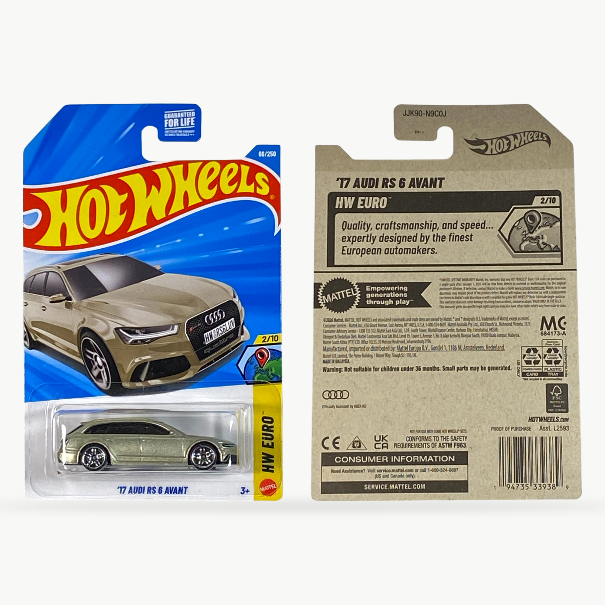 Hot Wheels '17 Audi RS 6 Avant | Euro Series 2/10