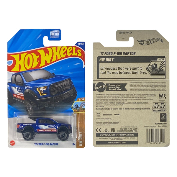 Hot Wheels '17 Ford F-150 Raptor - HW Dirt 9/10