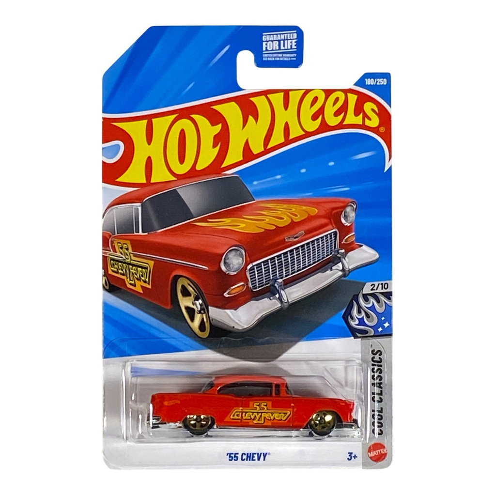 2026 Hot Wheels '55 Chevy Cool Classics 2/10 #180/250 front package