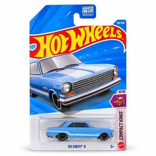 2026 Hot Wheels '63 Chevy II Compact Kings 8/10 #193/250 cleaned front package