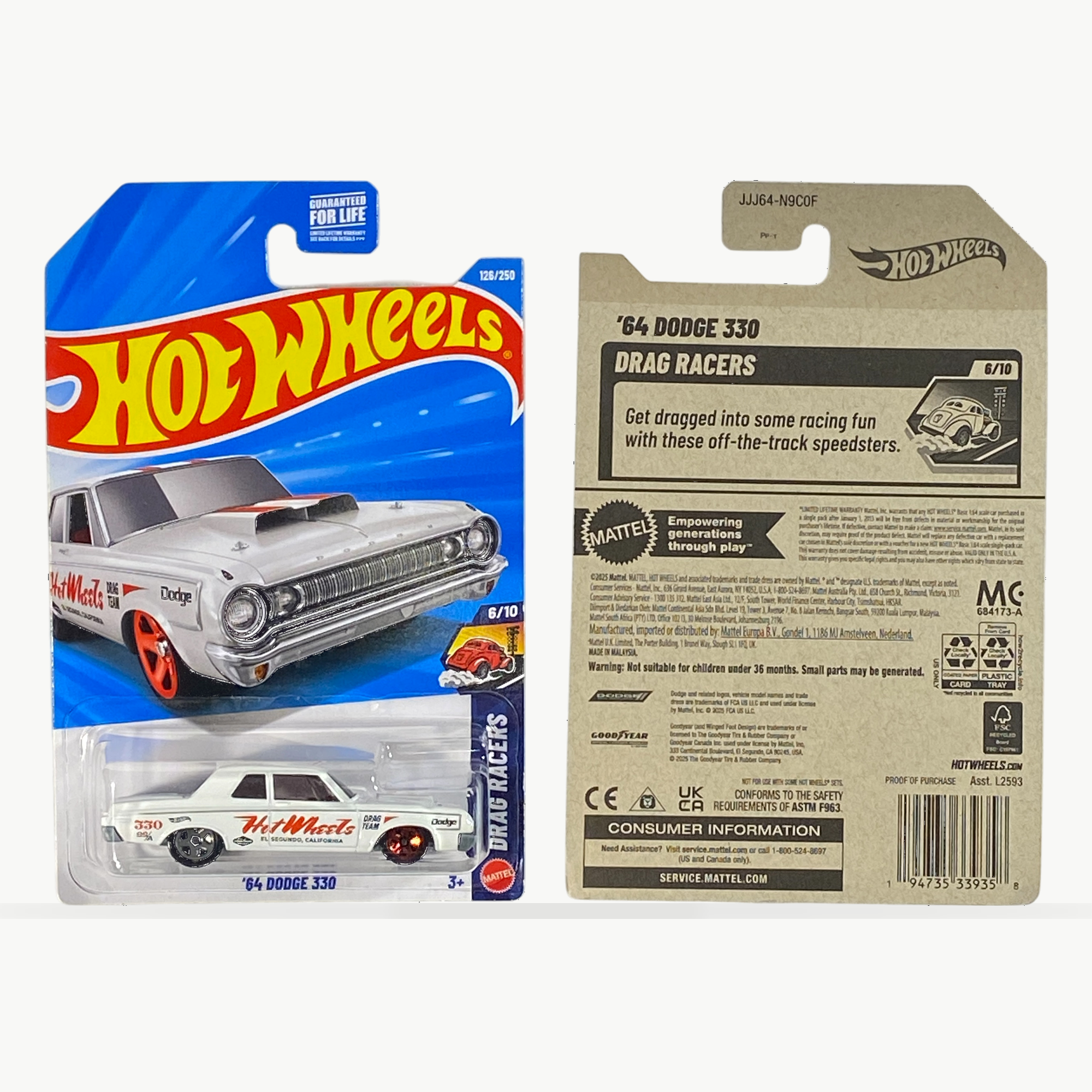 Hot Wheels '64 Dodge 330 | Drag Racers Series 6/10