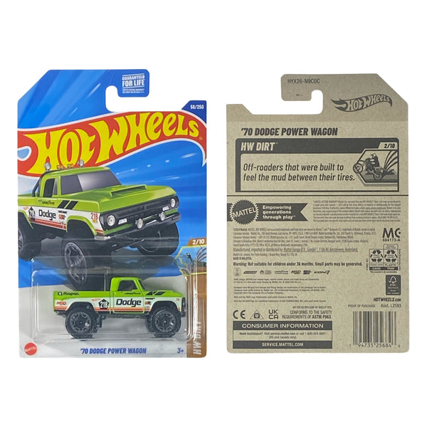 Hot Wheels '70 Dodge Power Wagon - HW Dirt 2/10