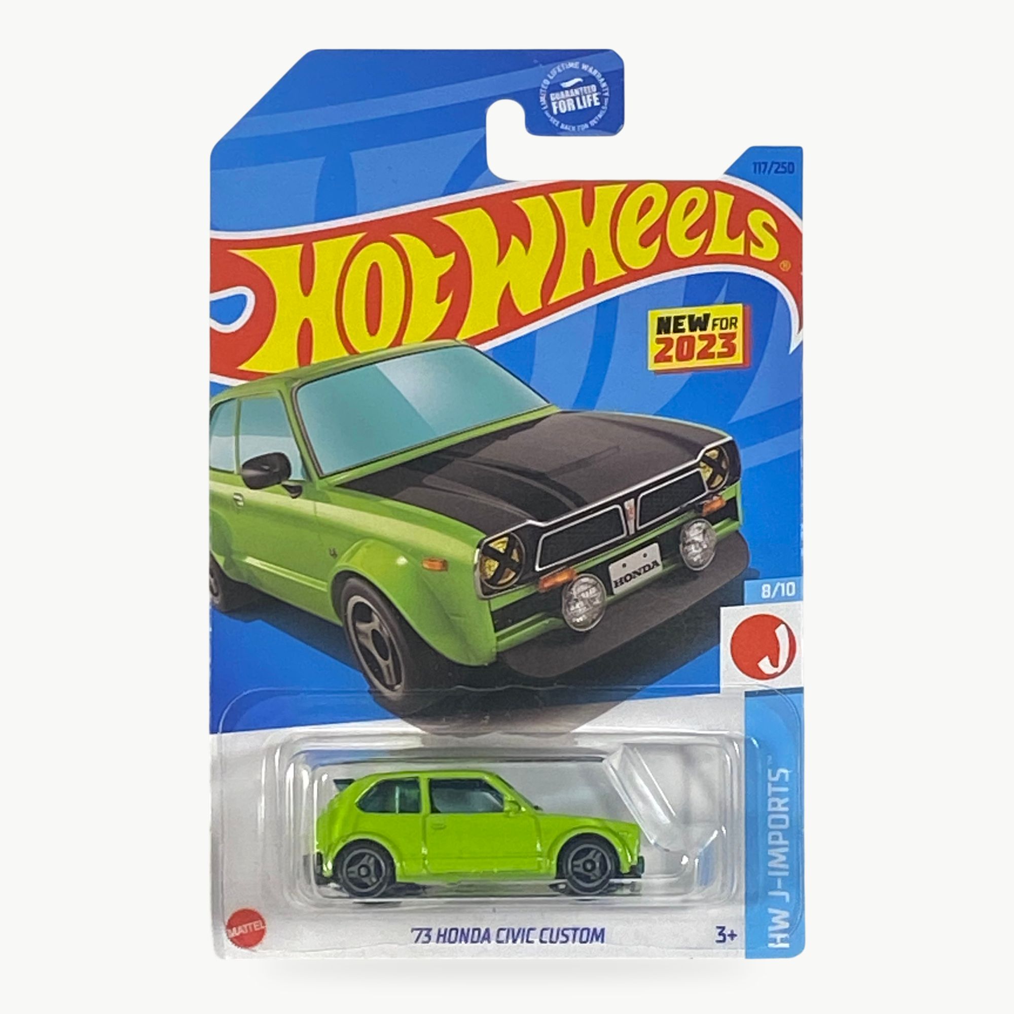 Hot Wheels '73 Honda Civic Custom | J-Imports Series 8/10 Main image