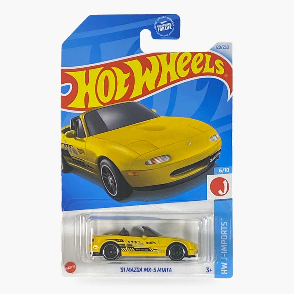 Hot Wheels '91 Mazda MX-5 Miata | J-Imports Series 6/10