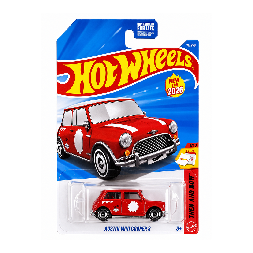 Hot Wheels Austin Mini Cooper S | Then and Now Series 1/10 Main image