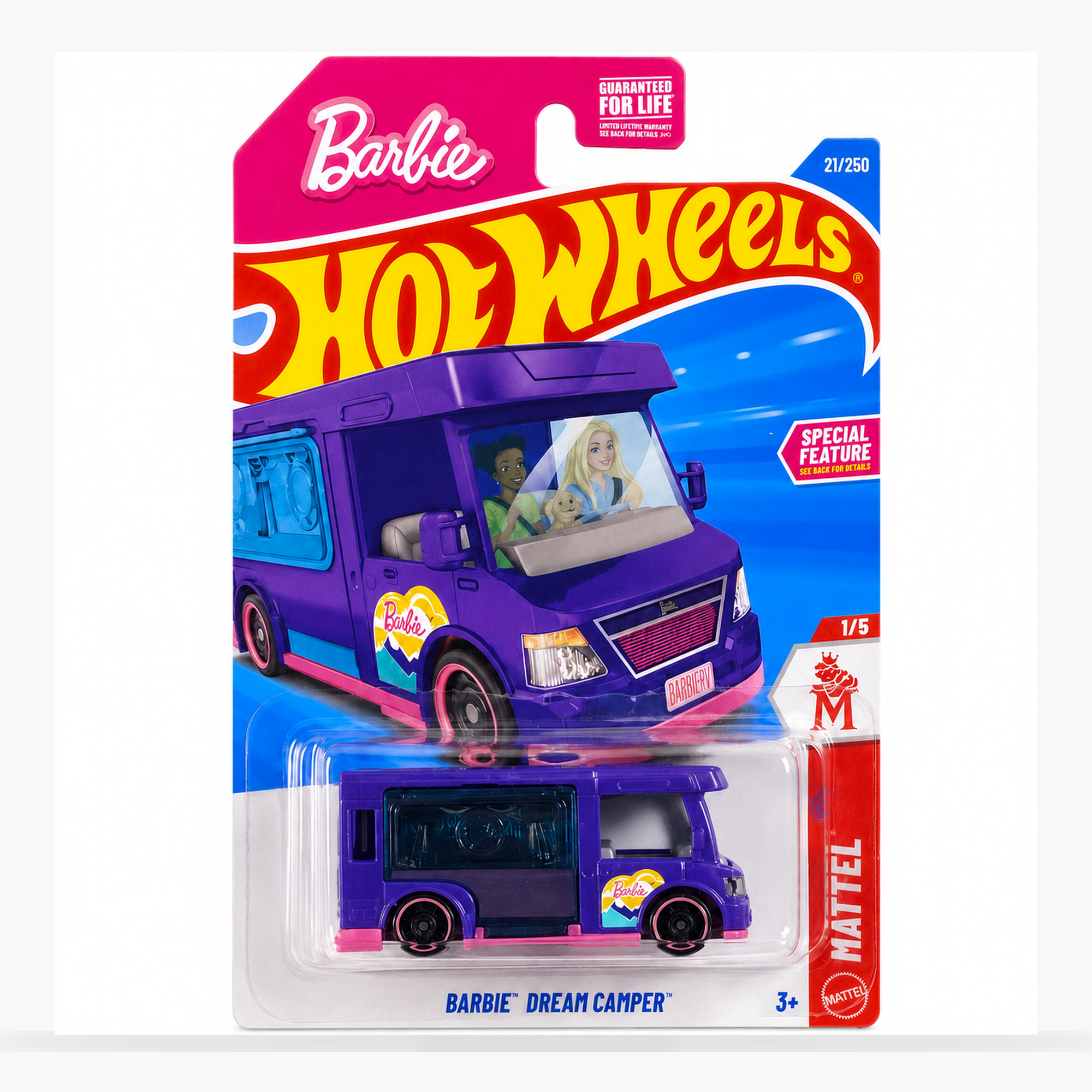Hot Wheels Barbie Dream Camper | Mattel Series 1/5