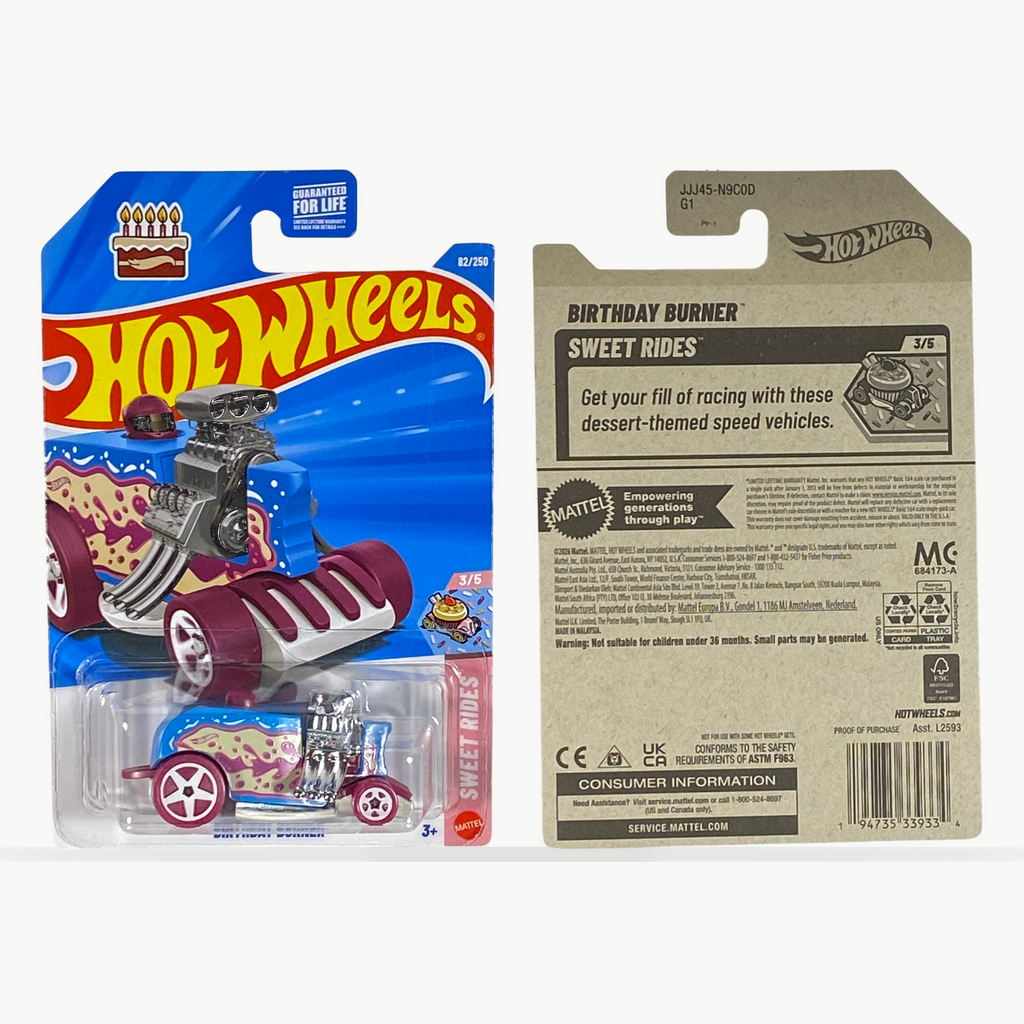 Hot Wheels Birthday Burner | Sweet Rides Series 3/5