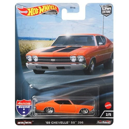 Hot Wheels Car Culture American Roads - Select Vehicle(s) 2 5 '69 Chevelle SS 396