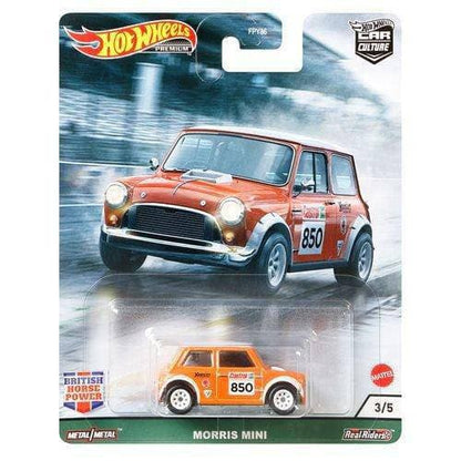 Hot Wheels Car Culture British - Select Vehicle(s) 3 5 Morris Mini