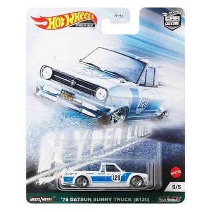 Hot Wheels Car Culture Hyper Trucks - Select Vehicle(s) 5 5 '75 Datsun Sunny Truck (B120)