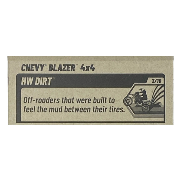 Hot Wheels Chevy Blazer 4x4 - HW Dirt 3/10