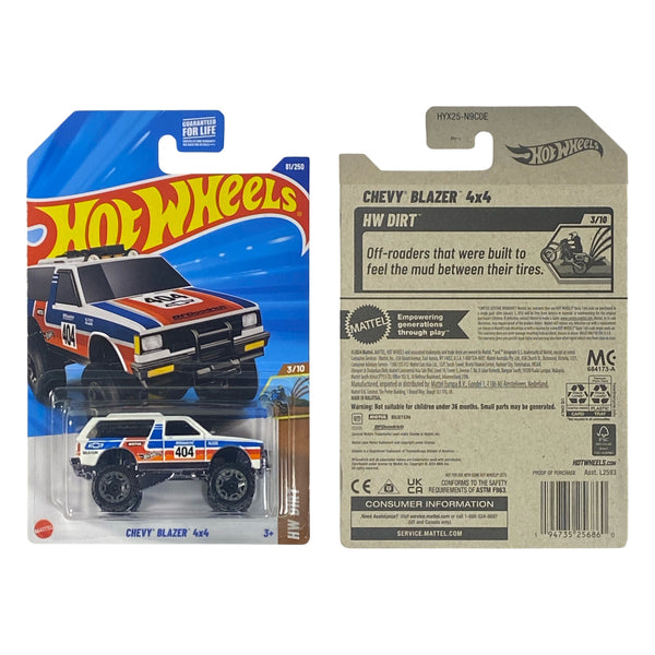 Hot Wheels Chevy Blazer 4x4 - HW Dirt 3/10