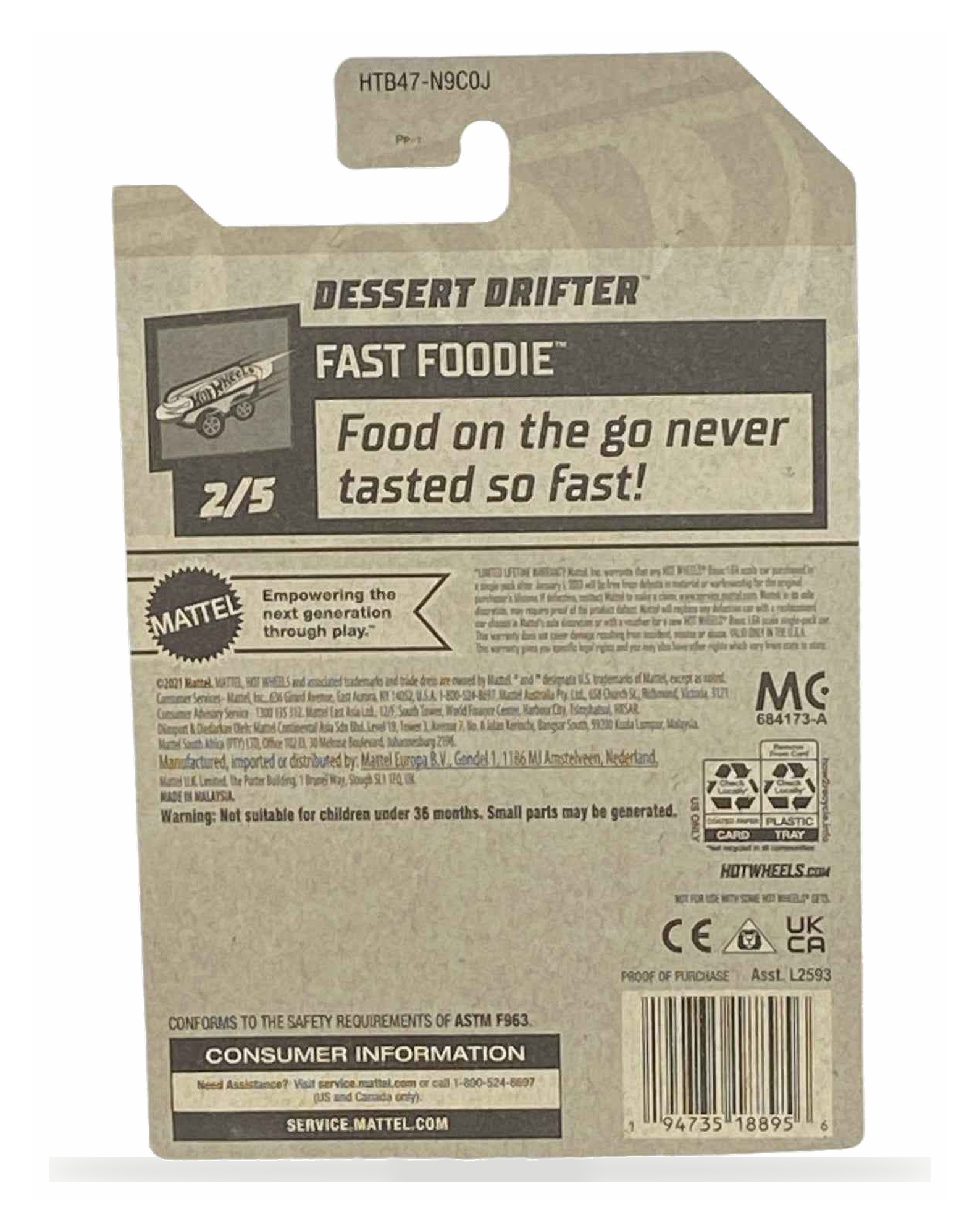 Hot Wheels Dessert Drifter | Fast Foodie Series 2/5 Secondary image