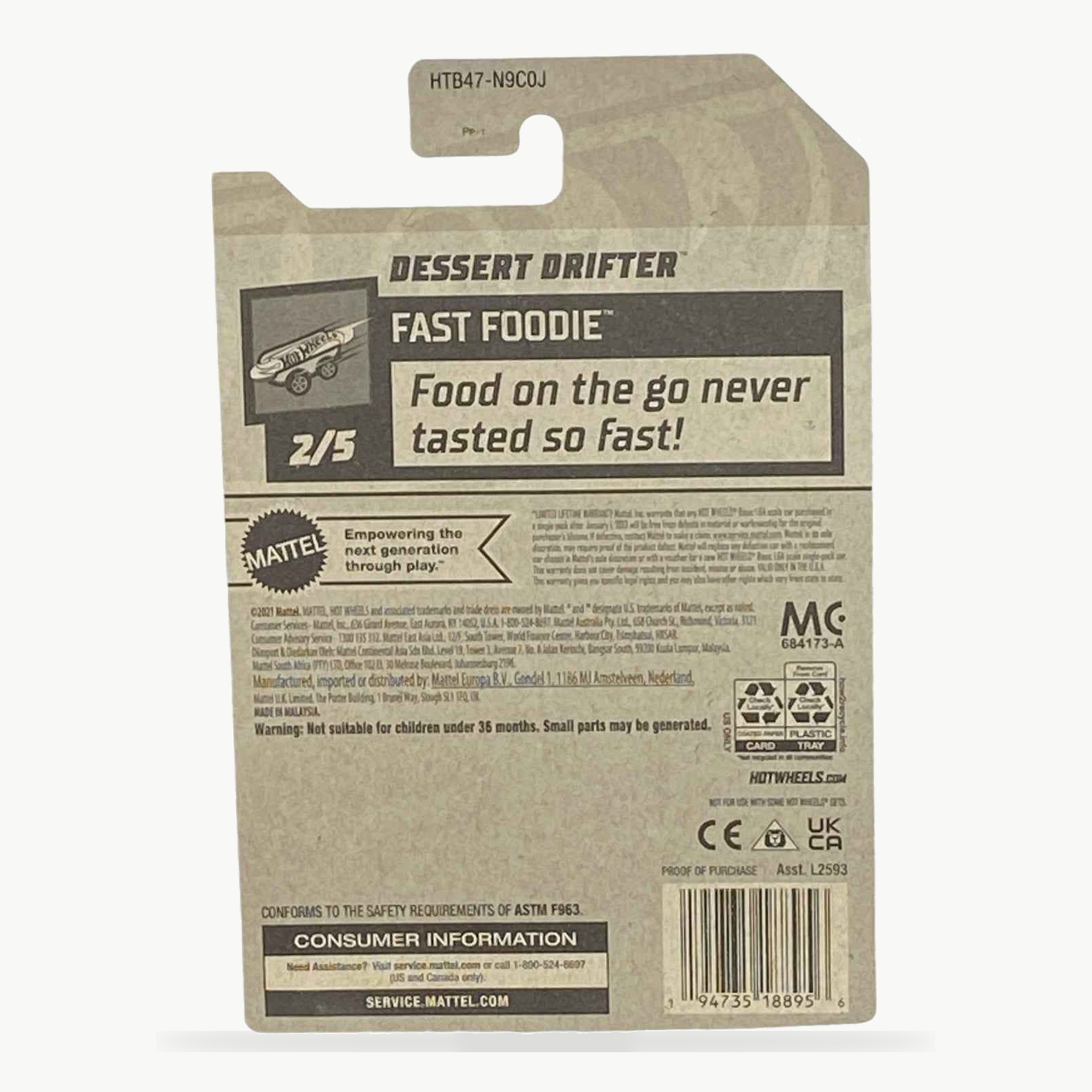 Hot Wheels Dessert Drifter | Fast Foodie Series 2/5 Secondary image