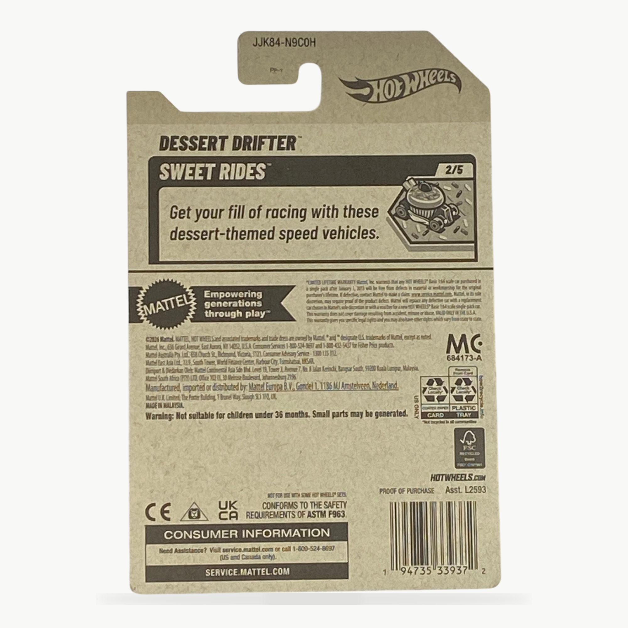 Hot Wheels Dessert Drifter | Sweet Rides Series 2/5 Secondary image
