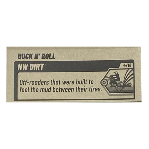 Hot Wheels Duck N' Roll - HW Dirt 4/10