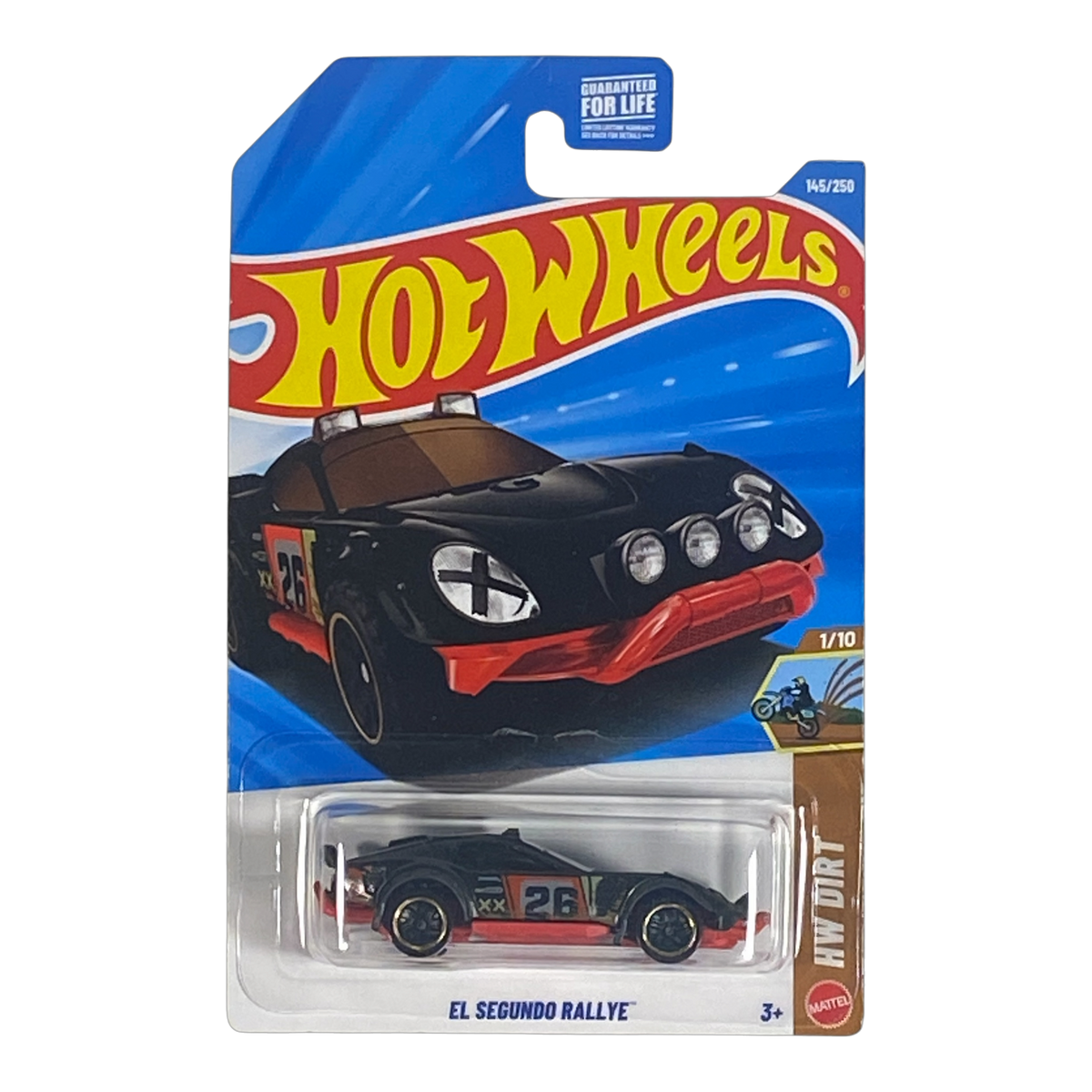 2026 Hot Wheels El Segundo Rallye HW Dirt 1/10 #145/250 front package