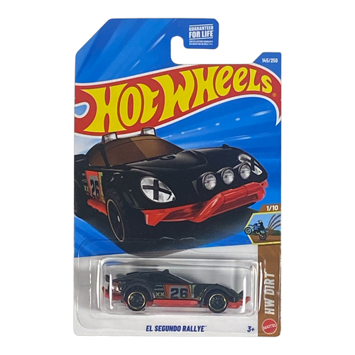 2026 Hot Wheels El Segundo Rallye HW Dirt 1/10 #145/250 front package