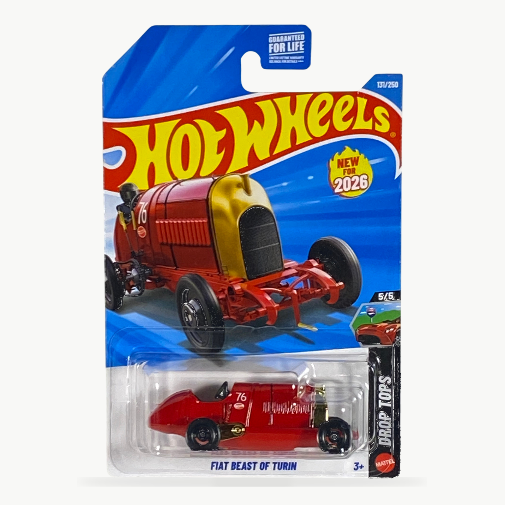 Hot Wheels Fiat Beast of Turin | Drop Tops Series 5/5 Main image