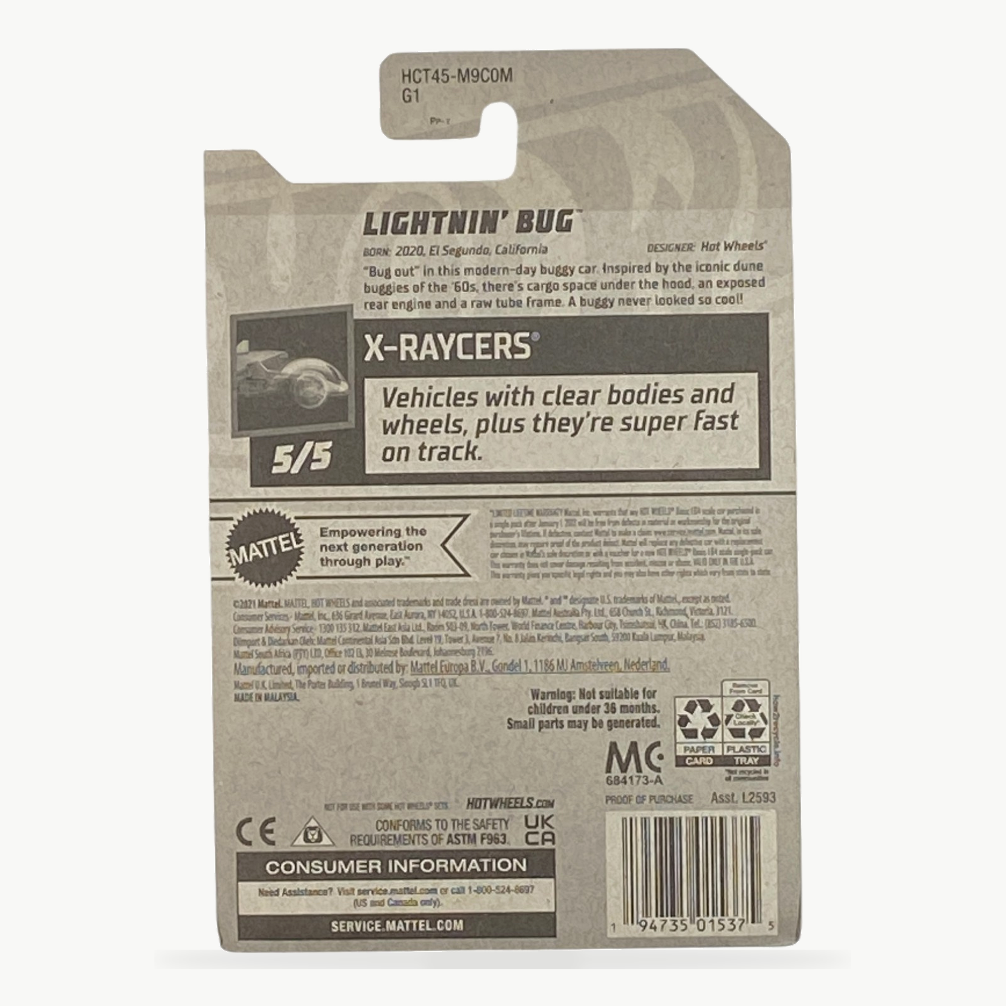Hot Wheels Lightnin' Bug | X-Raycers Series 5/5 Secondary image